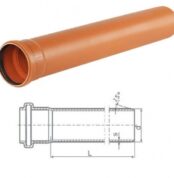 Труба ПВХ SN4 110х1000